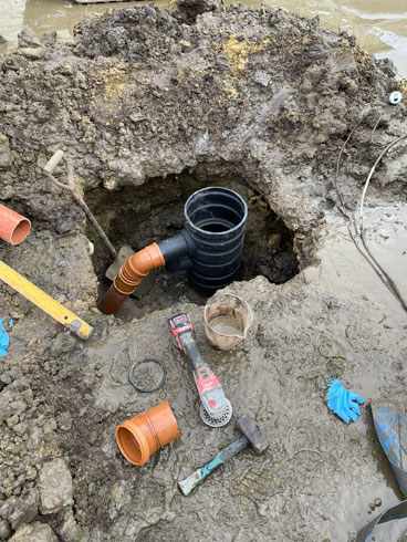 Surface Water Gully Bordon Hampshire septic tanks soakaways